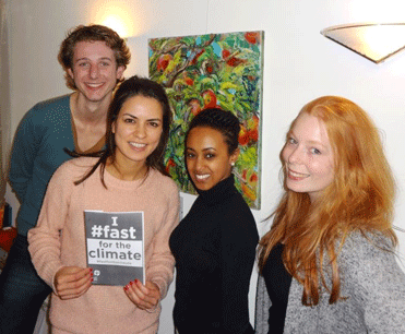 Jongeren vasten voor het klimaat